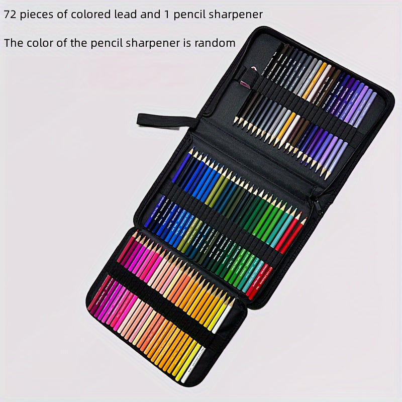 120 Oil-Based Colored Pencils, 96 Pencil Carrying Case, 72/50/36 Sketch Colored Pencils for Art Supplies.