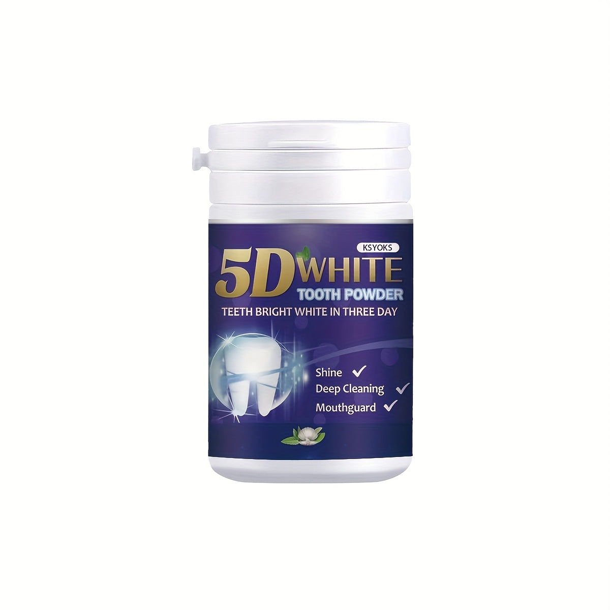 KOXIte 5D Teeth Whitening Tooth Powder - Gentle, deep cleansing toothpaste that freshens breath, perfect for daily use and travel.