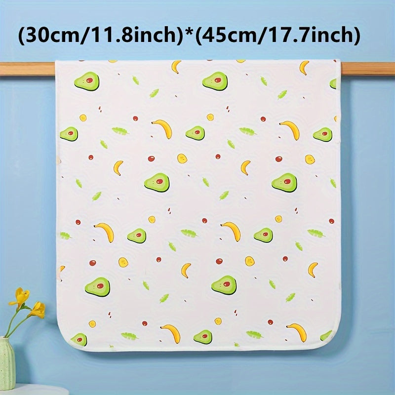 Waterproof Diaper Changing Pad with Cartoon Pattern, Washable Potty Training Mat. Reusable Mattress ideal for Christmas, Halloween, Thanksgiving, New Year's, and Valentine's Day gifts.