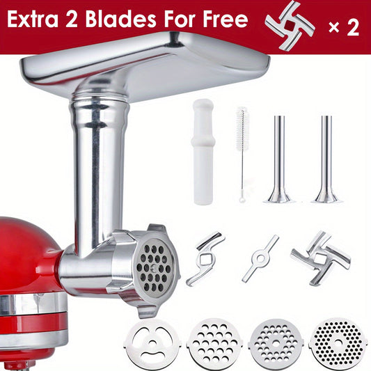 Meat Grinder Attachment Set Compatible with all KitchenAid Stand Mixers