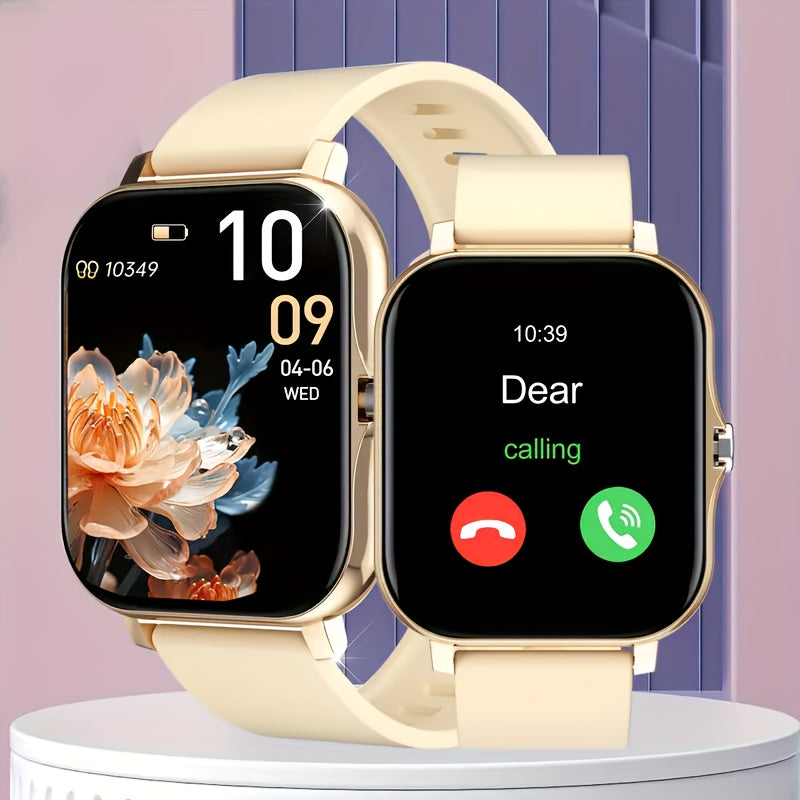 The new 1.85-inch full-touch HD fashion smart watch features wireless call functions, sports and sleep monitoring, and a large watch face. Suitable for Android and Apple phones, it's the