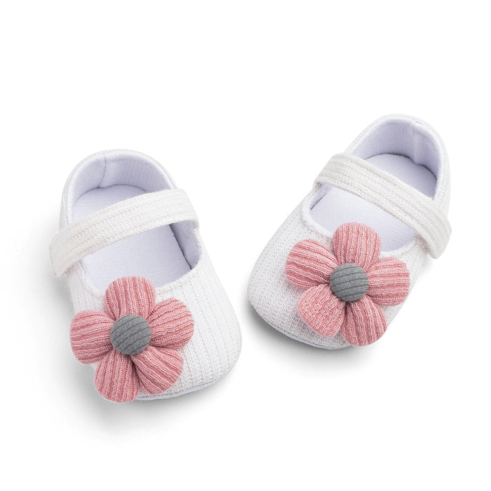 Newborn cozy plush slippers for baby boys and girls