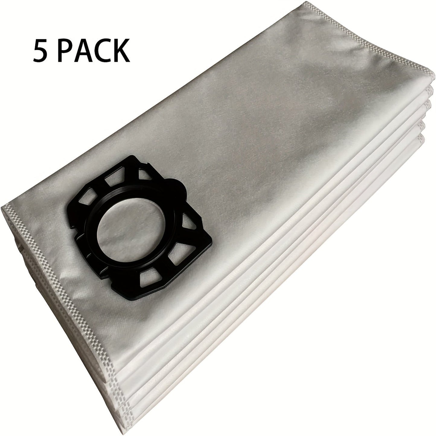 [Best-Selling] Choose from 2, 5, or 10 Replacement Fleece Filter Bags that are Compatible with Kärcher Karcher WD4 WD5 WD5/P MV4 MV5 MV6 Wet & Dry Vacuums - Replaces Karcher 2.863-006.0