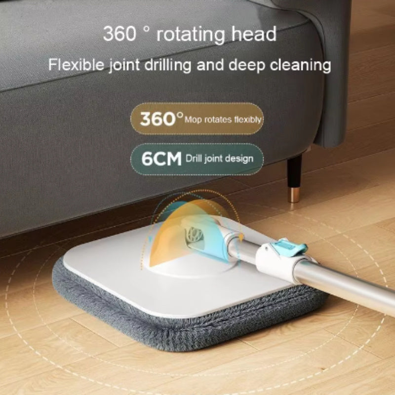 Get your hands on the convenient 1 Set Spin Mop and Bucket. This set includes 4 cloths and is designed for hands-free washing. Perfect for wet and dry floor cleaning in your home, kitchen, and bathroom. Made from durable plastic material, this mop