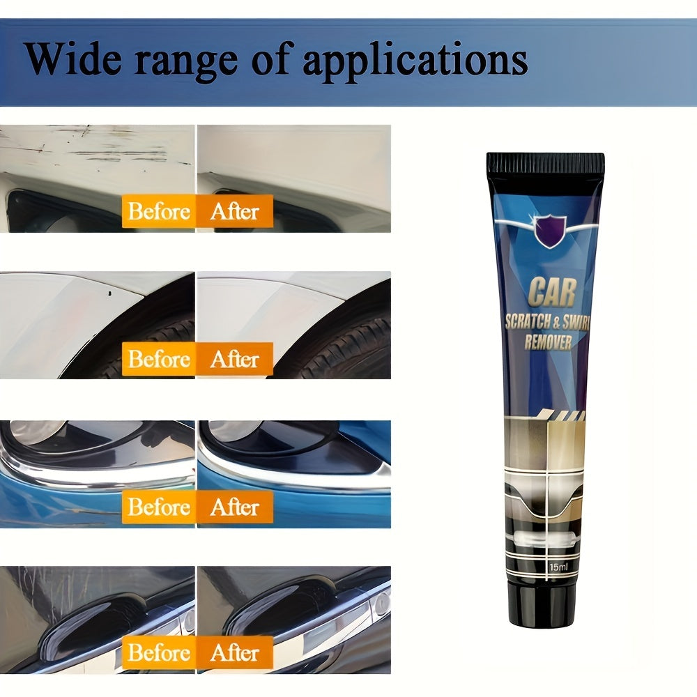 Remove scratches with this kit and make your car's paint surfaces shine again.