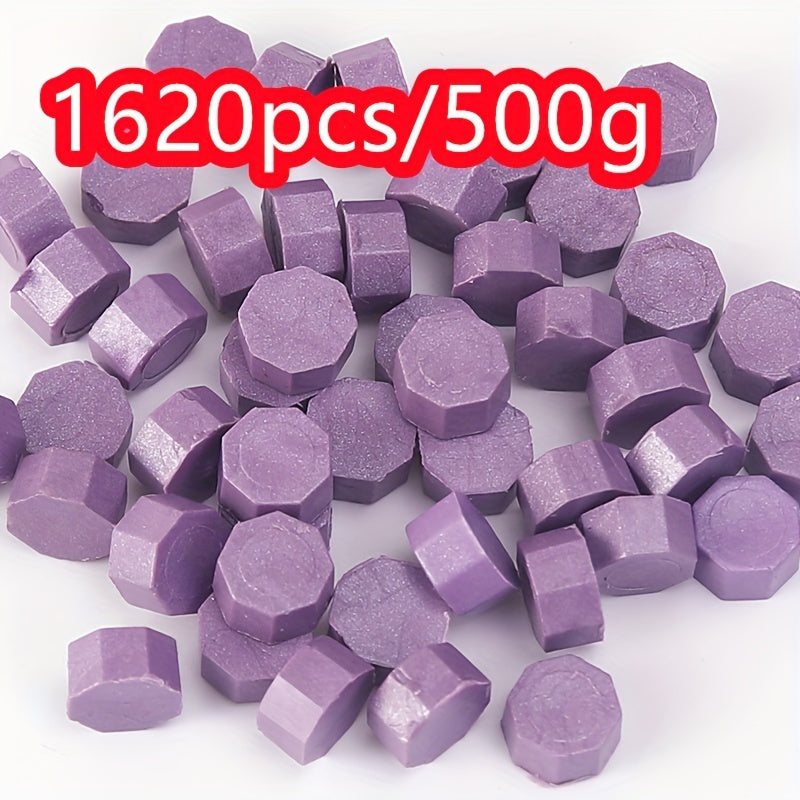 1620pcs/500g Octagonal wax particles for envelope special mud DIY gift box sealing wax retro bulk sealing wax particle