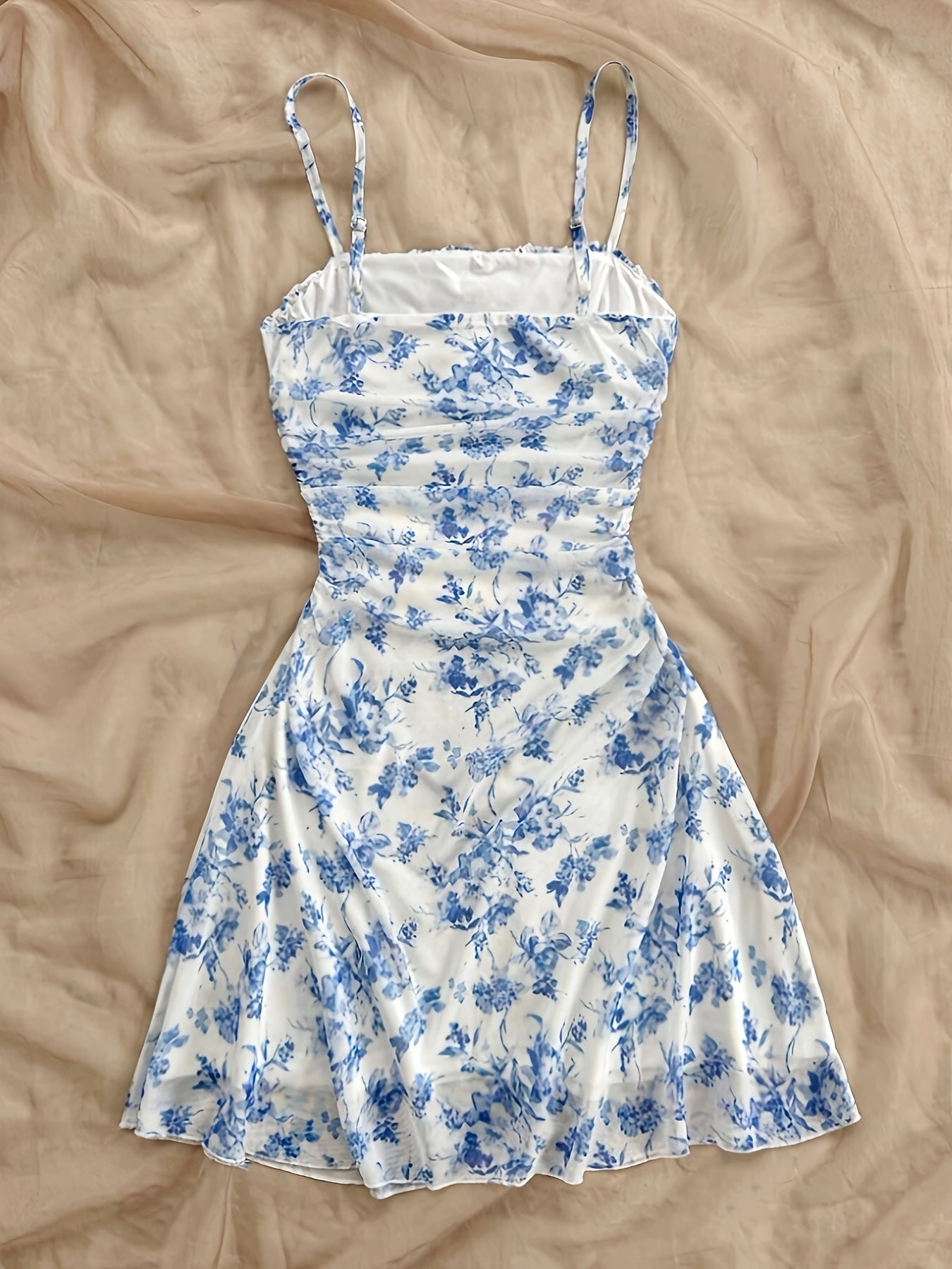 Stylish floral halter dress for women, perfect for any season.