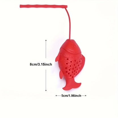 Silicone Cute Little Fish Tea Strainer: A Hygienic and Convenient Home Tea Brewing Tool