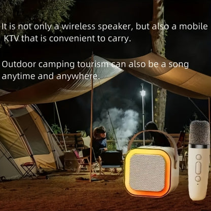 K12 Wireless Speaker Microphone for Karaoke with All-in-One Home Audio System