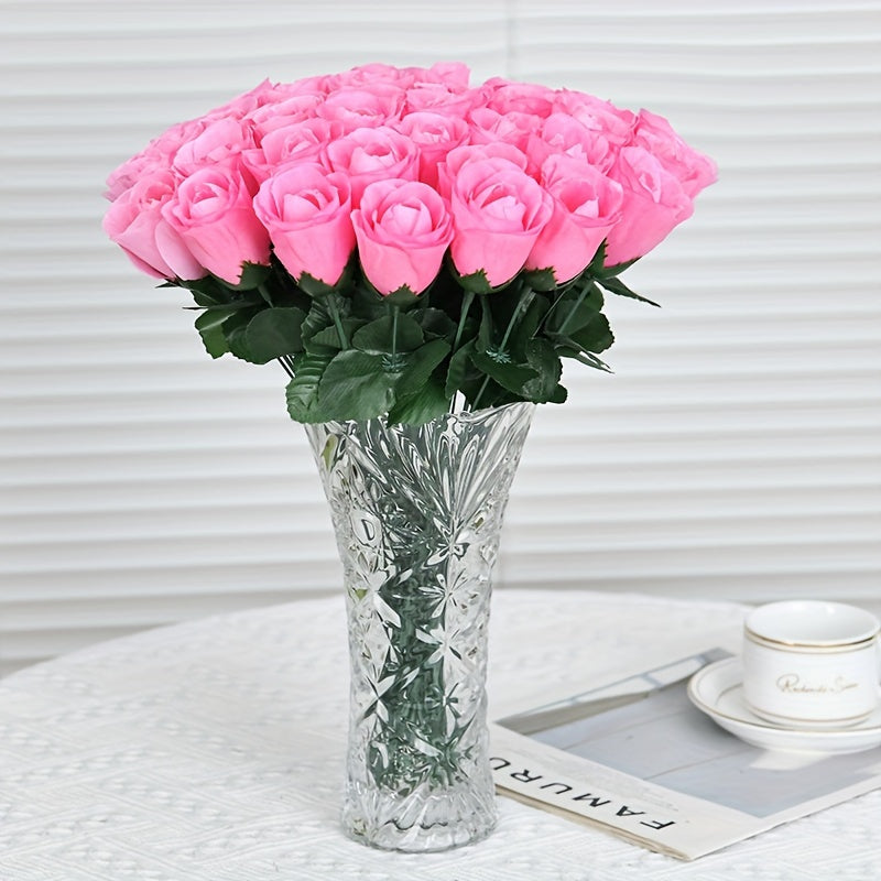 20 Artificial Rose Bouquet Flowers for various occasions, vase not included