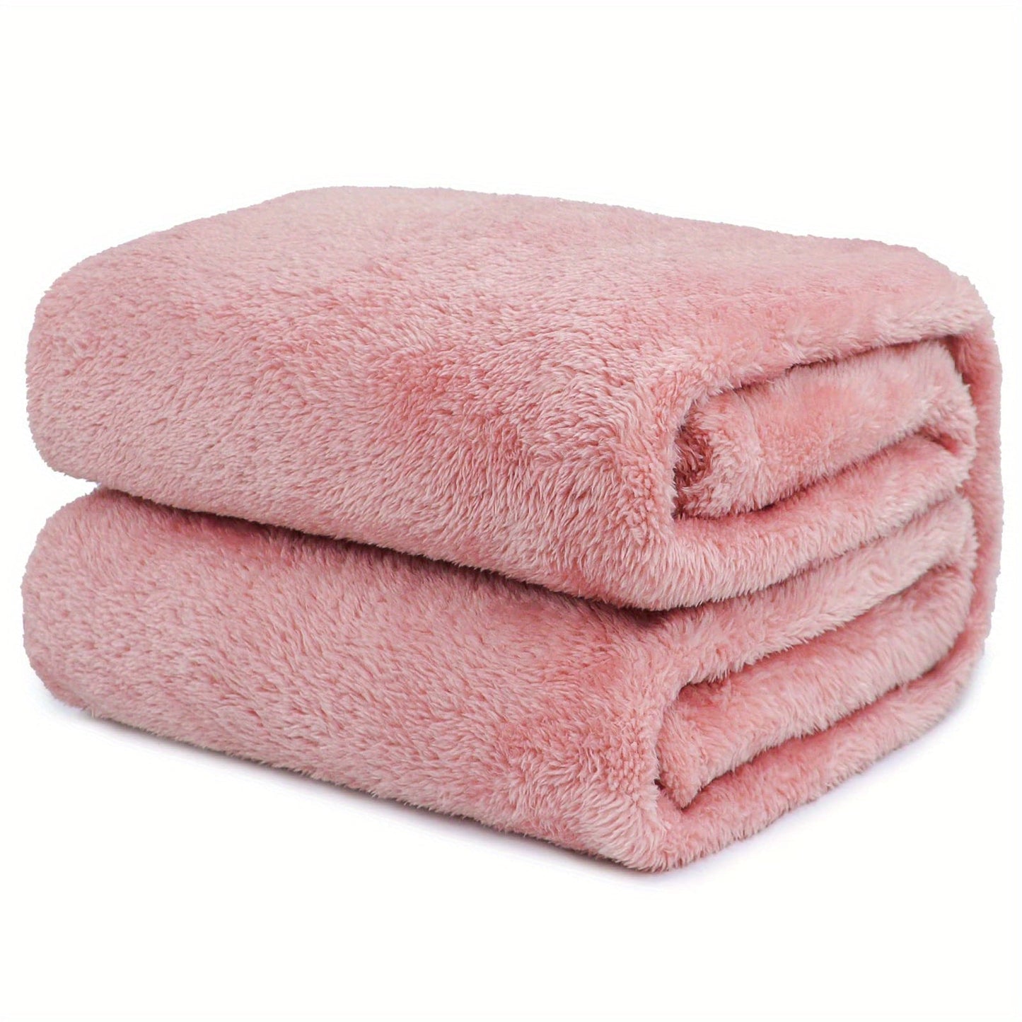 Soft and lightweight plush blanket perfect for couch, sofa, bed, and camping - keep cozy and warm while sleeping and snuggling