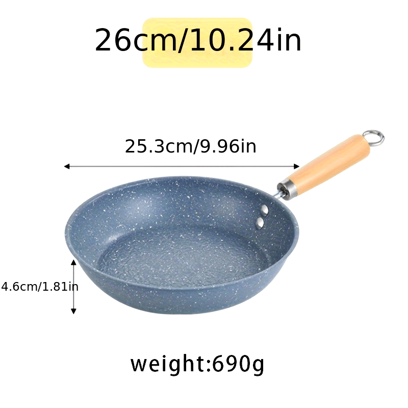 High Quality Cast Iron Skillet with Non-Stick Coating - Great for Cooking Eggs, Steak & More - Sturdy, Simple to Maintain - Ideal Holiday Present