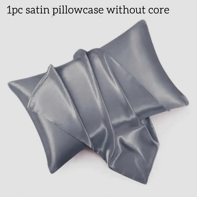 One popular classic color satin pillowcase with comfortable feel, featuring an envelope closure for easy use. A great choice for promoting healthy skin and hair.