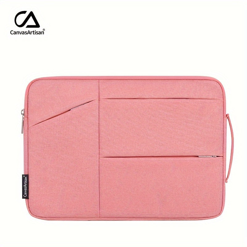 Durable, waterproof laptop sleeve by Canvas Artisan brand, ideal for daily office use with Matebook and Thinkpad compatibility.