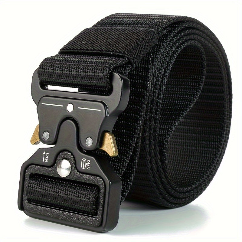 Men's Camo Nylon Belt - Sturdy, Adjustable for Outdoor Sports - Perfect for Valentine's Day