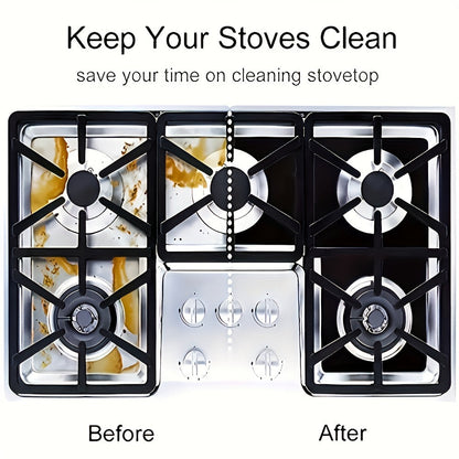 [Bestseller] Kitchen Reusable Stove Cover - Protect Your Burners and Keep Your Stove Clean with this 1pc/4pcs Stove Surface Protector - Essential Kitchen Cleaning Tool!