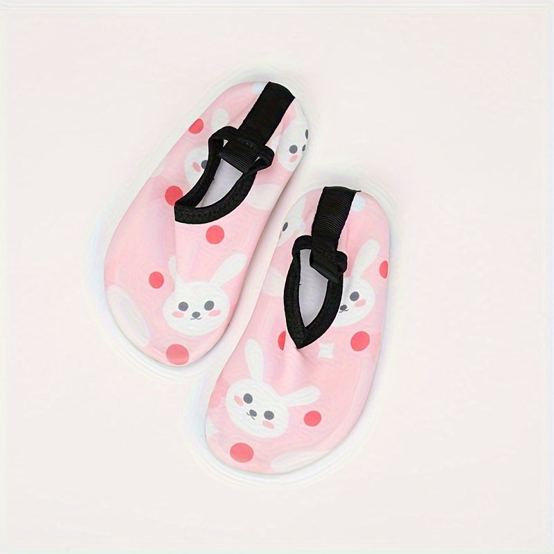 Lightweight slip-on water shoes for baby girls, perfect for swimming, walking, and yoga in spring and summer.