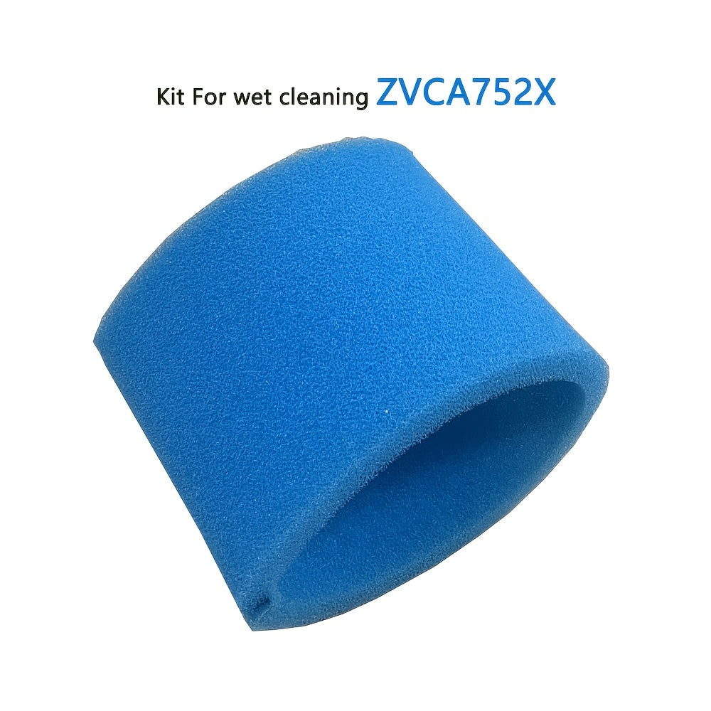 Blue Foam Filter Kit for ZVCA752X Vacuum Cleaner - Set of 2, Fits Zelmer & Bosch 00797694 Parts