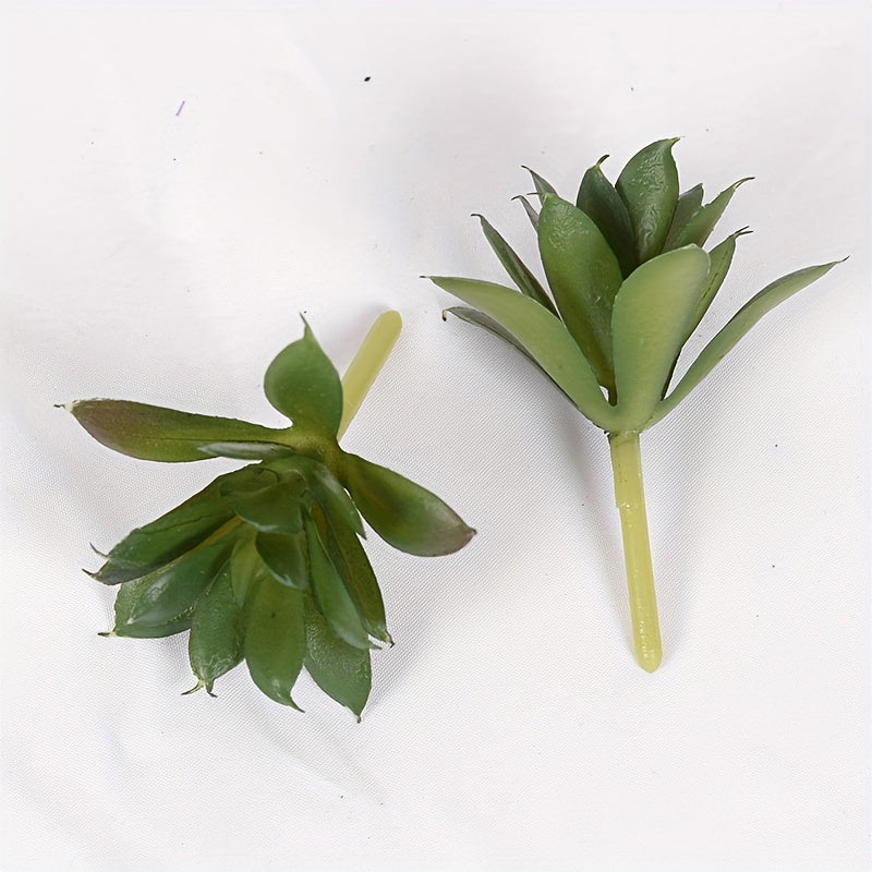 1pc Small artificial succulent plants for home or table decor.