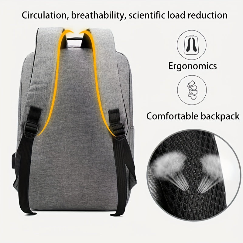 1 waterproof backpack suitable for leisure travel, laptops, business, hiking, and outdoor adventures.