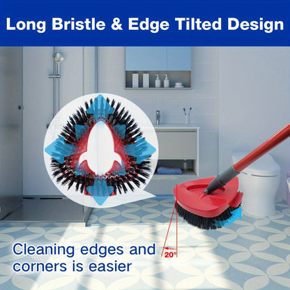 Upgrade Your Cleaning Arsenal with the Home Times 5pcs Spin Mop Refill Kit - Designed to Fit Easywring Microfiber Mops, Comes with Replacement Heads, Base & Handle - Ideal for Single Tank Systems, Must-Have Cleaning Essentials