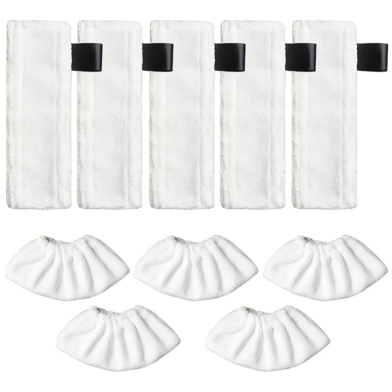 Replace worn-out pads on your Karcher sc1/sc2/sc3/sc4/sc5 Steam Mop with Yuunaie's 2/6/10pcs Replacement Pads. These pads are easy to clean, have strong water absorption, and are perfect for deep cleaning your kitchen and bathroom floors. Upgrade your