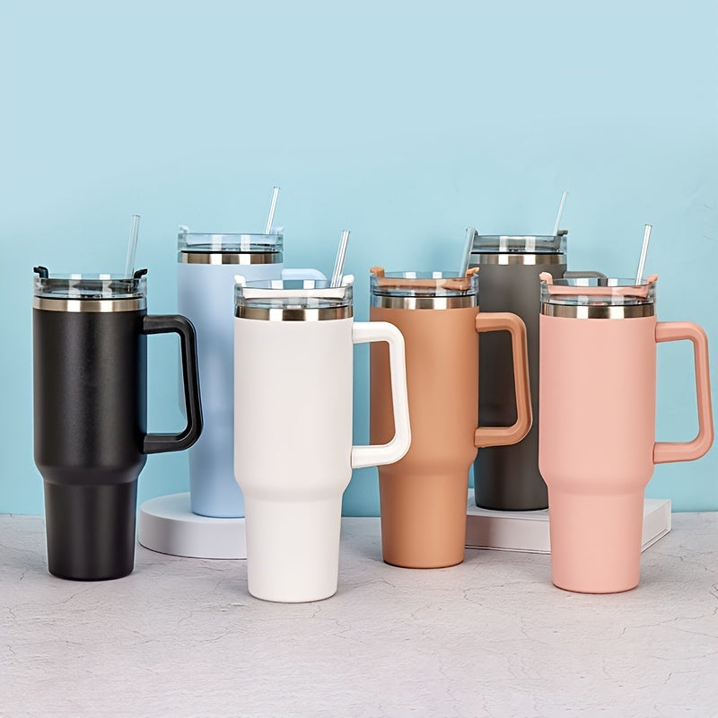 40oz stainless steel tumbler with handle and vacuum flask