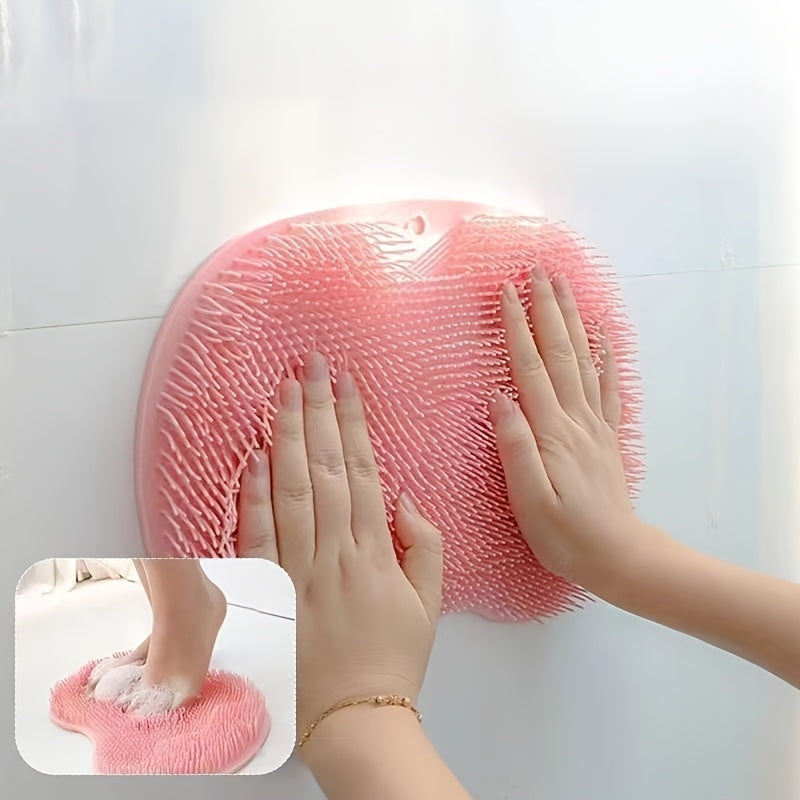 Elevate your bath time with our Silicone Bathtub Massage Mat featuring suction cups. This versatile mat can be used as a shower foot and back scrubber, or wall-mounted exfoliating pad for a luxurious bathing experience. It also makes a thoughtful gift