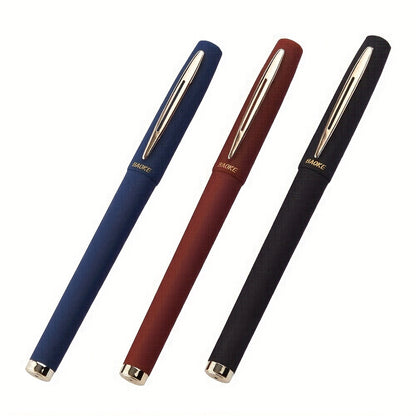 Set of 2 pens with 10 refill cartridges in black, blue, and red ink for writing, drawing, and calligraphy.