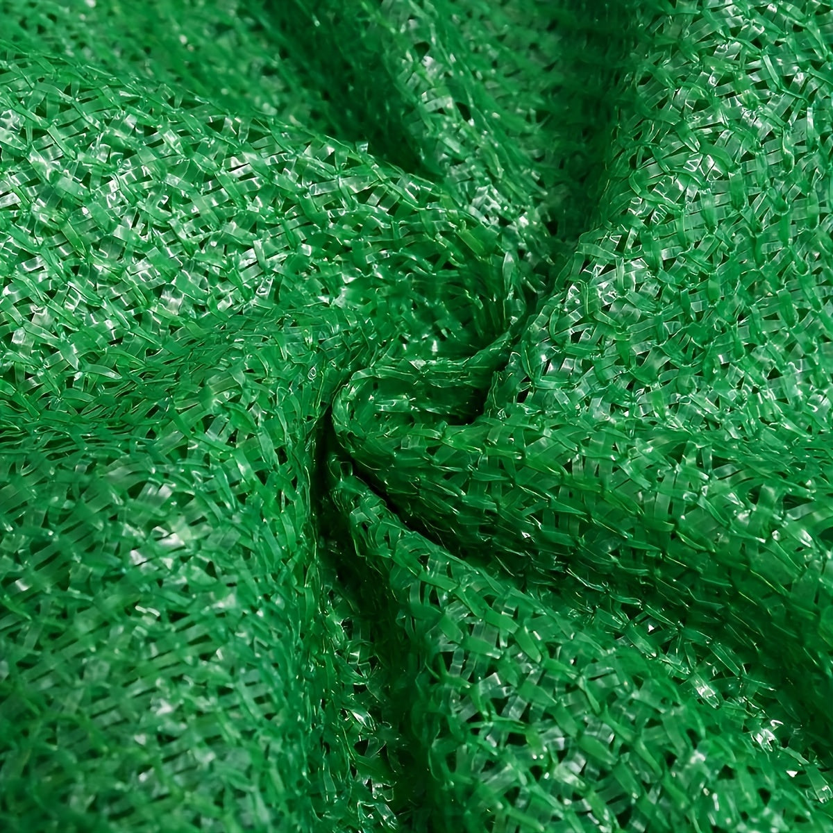 90% UV resistant green mesh tarp with grommets for garden, plant cover, canopy, and camping.