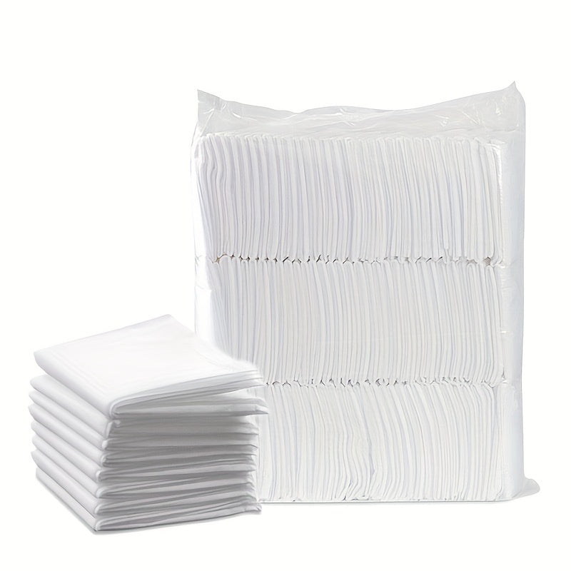 Set of 4 High-Quality Disposable Pillow Covers - Made with Durable, Breathable Non-Woven Fabric for Use in Hotels, Bedrooms, and Beauty Salons - Protects Against Dust and Stains, Insert Not Included