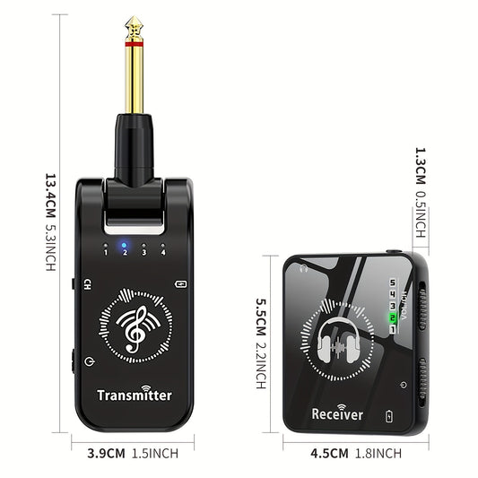 2.4GHz simsiz audio relé tizimi avtomatik juftlashuv bilan - studiya, guruh repititsiyalari va jonli ijrolar uchun yuqori sifatli quloq ichidagi monitoring