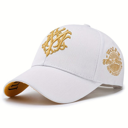 Fashion embroidered sunshade sunscreen baseball cap for men and women - Stay cool and stylish.