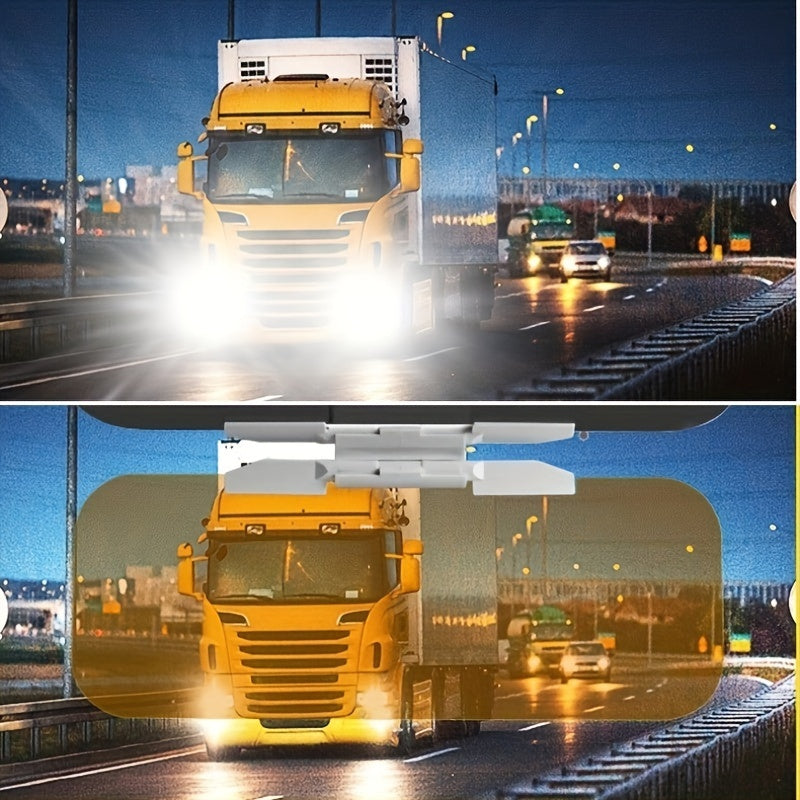 Universal day and night anti-glare visor for drivers