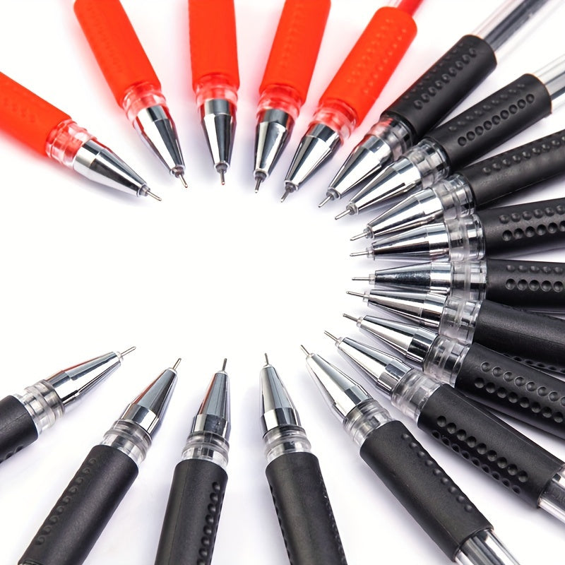 23pcs Black Gel Pen with 0.5mm Needle Tube Head for Business, College, High School, and Office Use