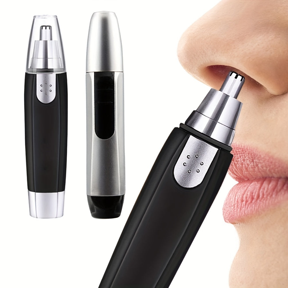 Cordless electric trimmer for men and women for nose, ears, neck, eyebrows, and hair.