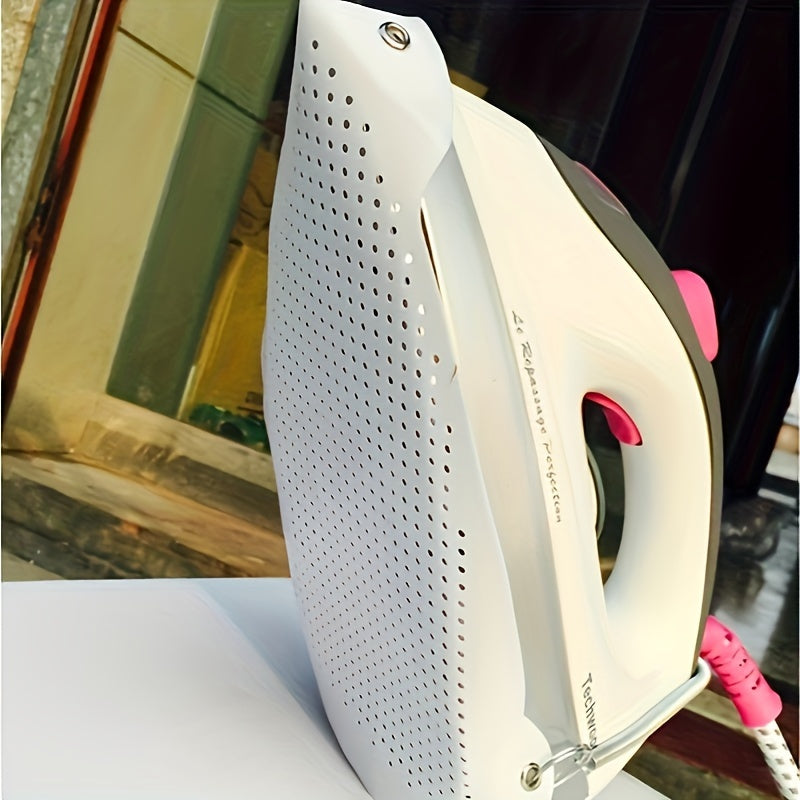 Compact Portable Handheld Ironing Board with Heat-Resistant Pad - Fabric Material, No Electricity Required, Convenient for Storage.