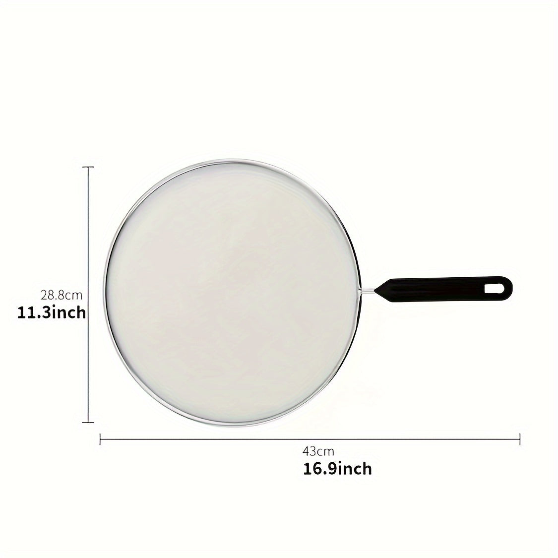 Upgrade your cooking experience with the Premium Metal Grease Splatter Screen! This fine mesh frying pan guard and oil filter cover is a must-have kitchen tool for healthy cooking. Say goodbye to messy splatters and enjoy cleaner, healthier meals with