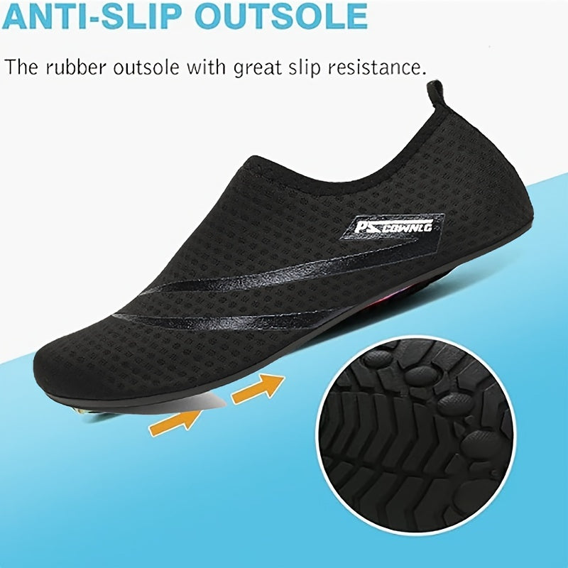 Quick-Dry Water Shoes - Breathable Aqua Socks for Beach and Water Activities, Comfortable and Lightweight