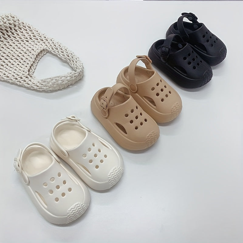 Kids EVA Clogs for Beach & Outdoor, Ages 14 & Under, Breathable, Water-Resistant, Lightweight, Casual Minimalist Style