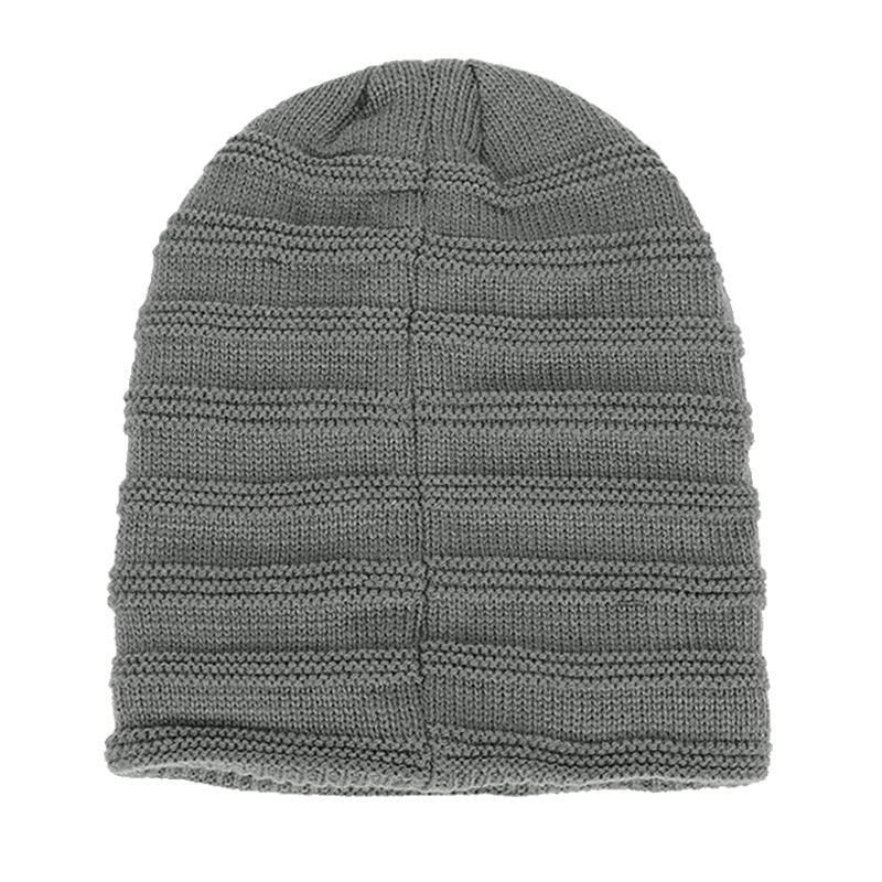 Hat for Men to Keep Warm in Winter, Fleece Knitted Outdoor Cap