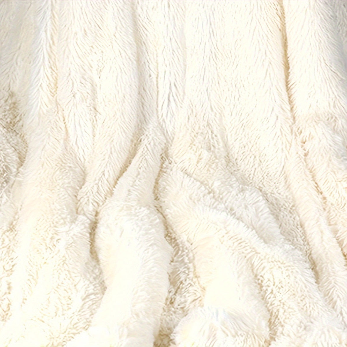 Get cozy with our Vintage Style Long-Hair Shaggy Fleece Throw Blanket. This thick and plush all-season sofa cover provides warmth and comfort in any space. Made from a woven polyester blend, this blanket is machine washable and versatile, perfect for