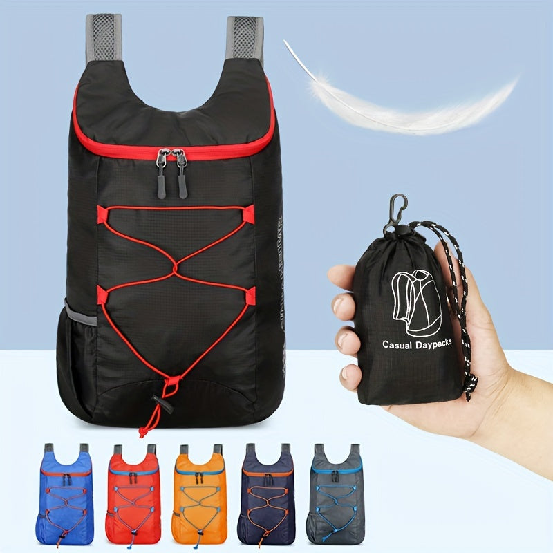 Compact, versatile sports backpack for men, ideal for outdoor activities.