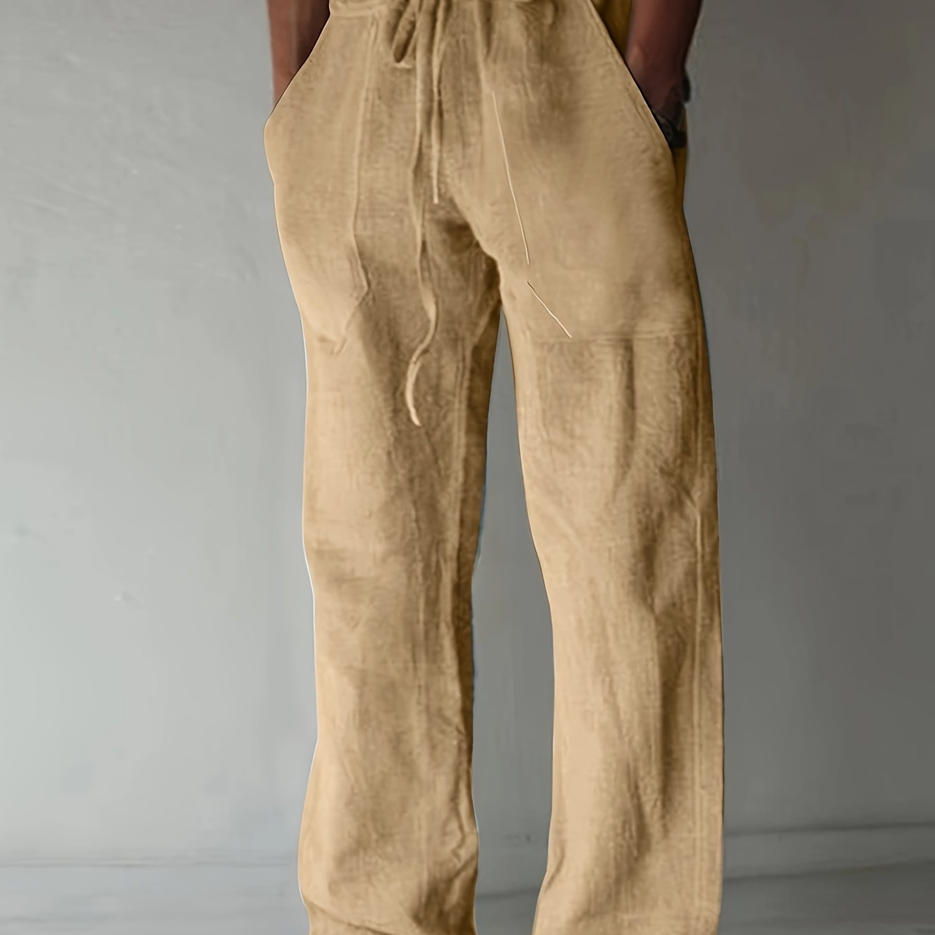 Large men's casual cotton pants.