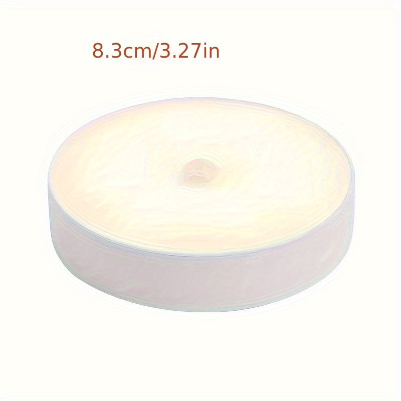 1/3 Magnetic LED Motion Sensor Night Light - Rechargeable, Energy-Saving for Bedroom, Wardrobe, Cabinet