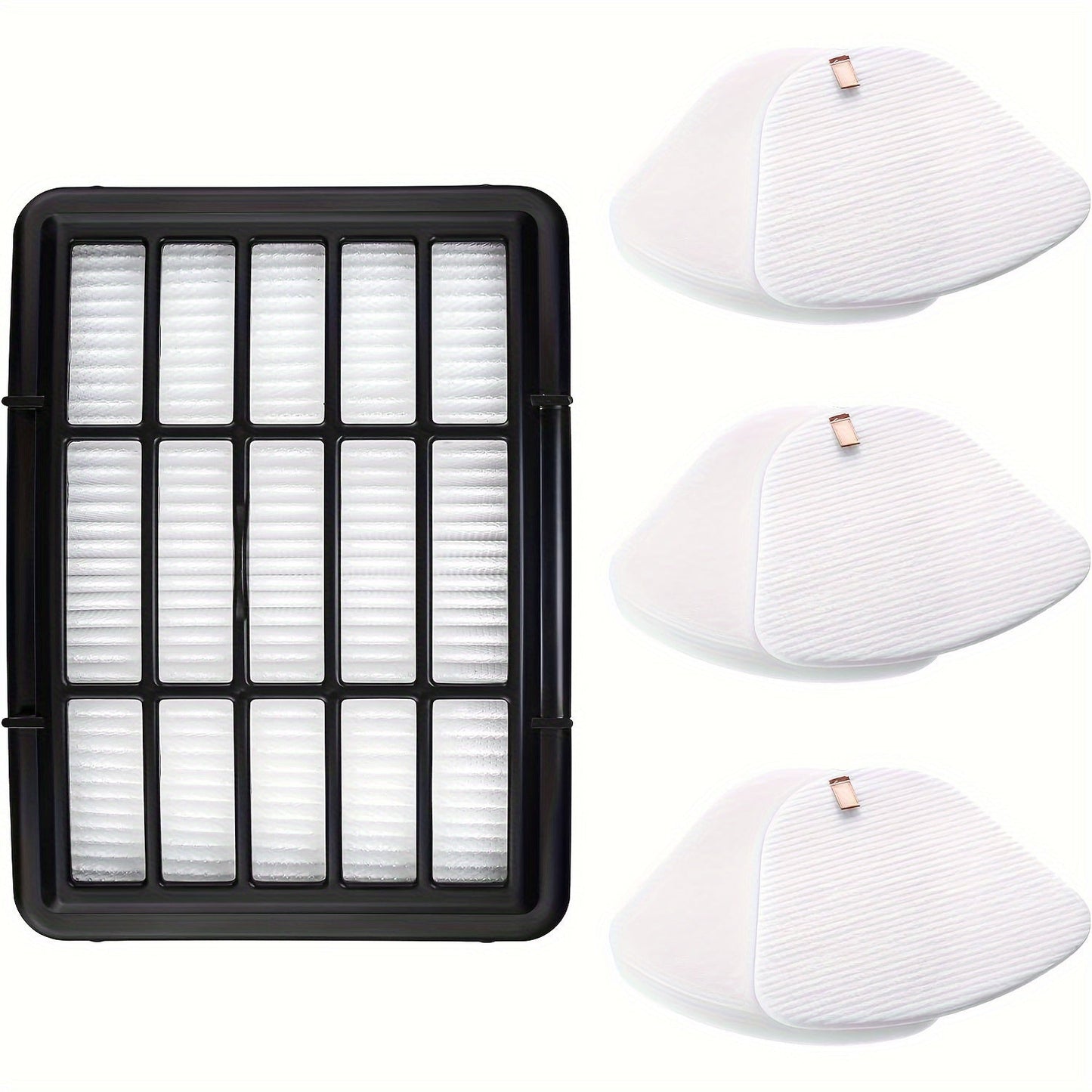 Replacement HEPA Foam Filter Set for NV350: Includes 1 HEPA Filter and 3 Pre-Filters - Compatible with Parts #XFF350 and #XHF350 - Essential Vacuum Cleaner Accessories