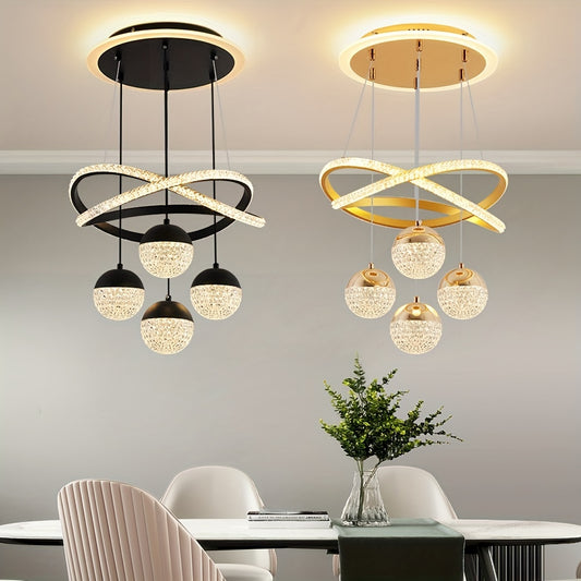 Modern LED lamp suitable for dining rooms, living rooms, clothing stores, bars, and staircases.