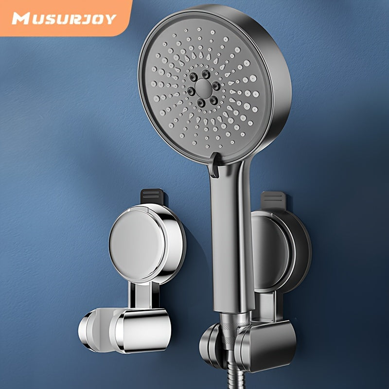 Musurjoy's Adjustable Suction Cup Shower Head Holder is easy to install without drilling. It is a great addition to your bathroom decor and makes a perfect gift for Thanksgiving or Christmas.