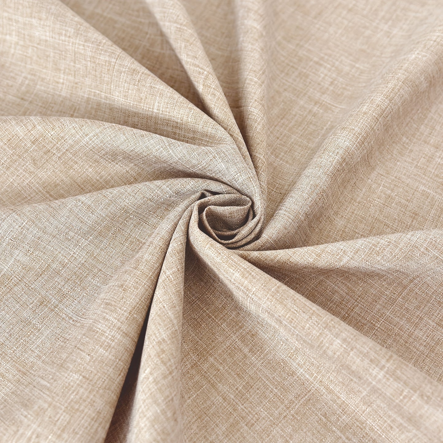 Beige waterproof polyester tablecloth for various occasions, including picnics, holidays, camping, weddings, birthdays, parties, and restaurant buffets, as well as for home kitchen and dining table decor.