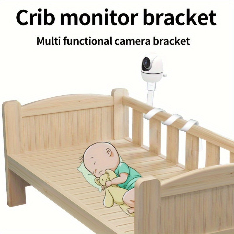 Flexible Monitor Camera Mount with Versatile Installation Options - Easily Attach to Indoor and Outdoor Surfaces using 1/4 Screw Interface